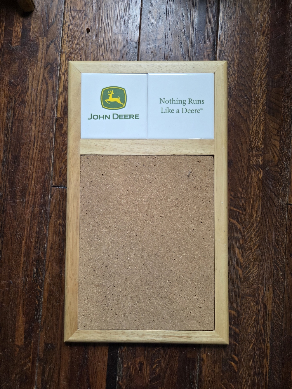John Deere Decorative Cork Board